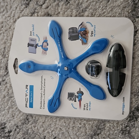 NWT Pictar splat 3 in 1 Flexible Tripod - Picture 3 of 7
